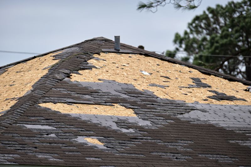 Damaged Roof After Storm